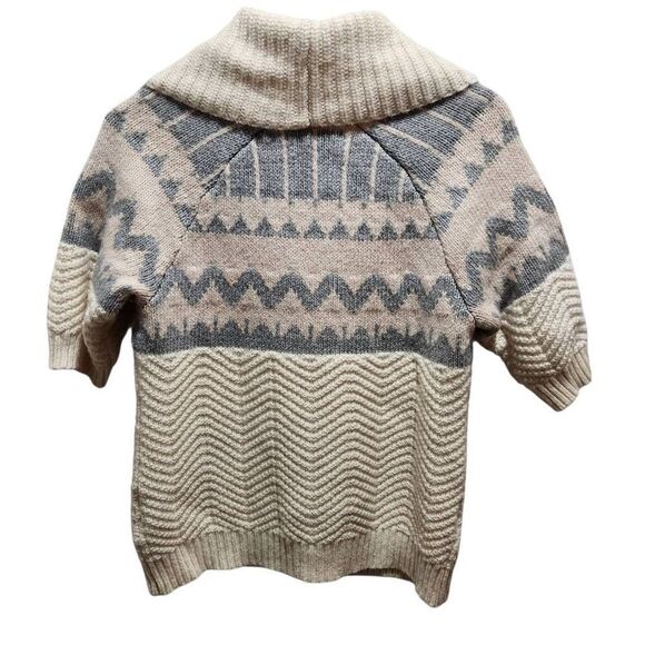 Old Navy cardigan button front collar shirt sleeve Nordic size Large - Picture 2 of 7